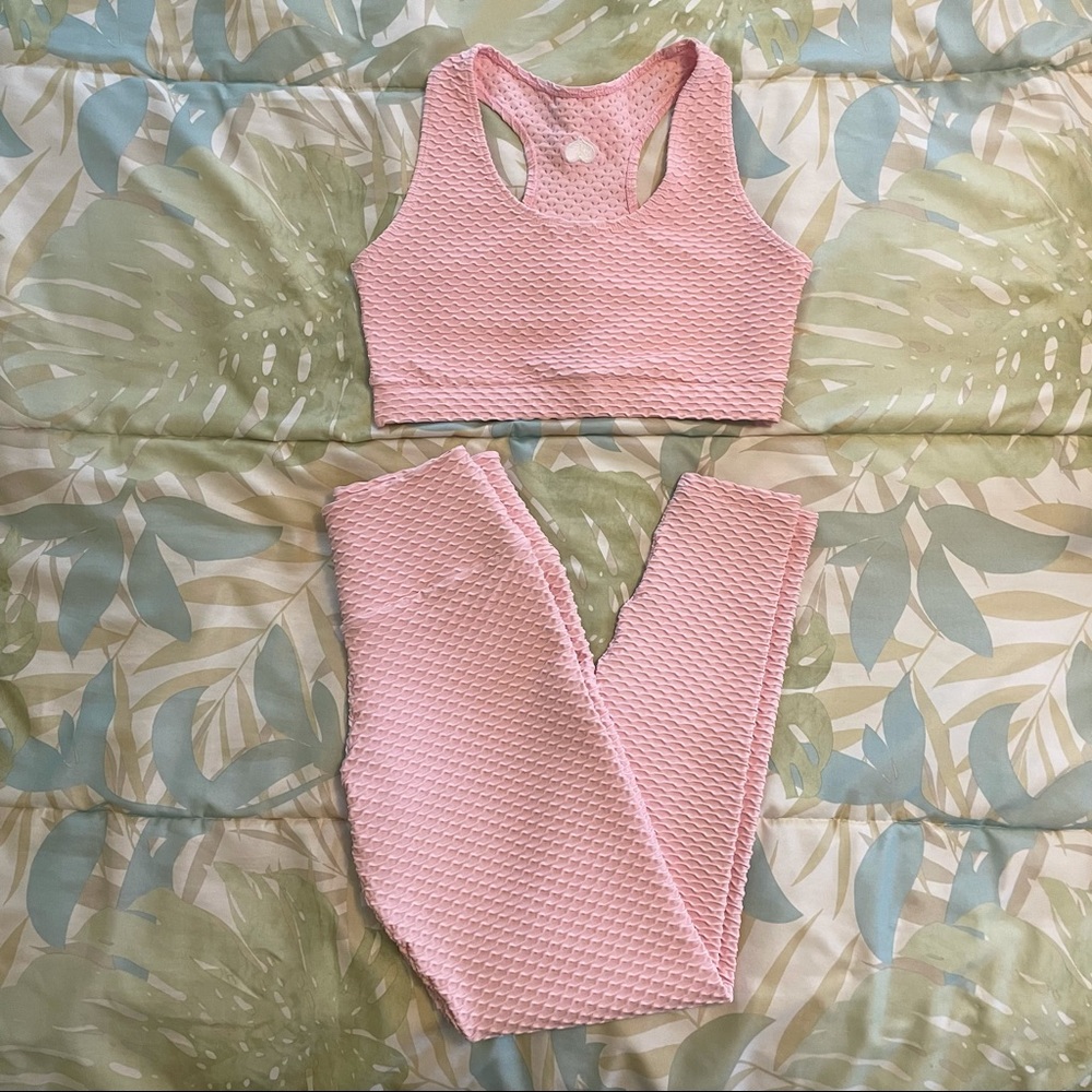 Booty by Brabants Croco Baby Pink Set